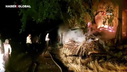 Bolu'da alevli gece: 12 yapı küle döndü