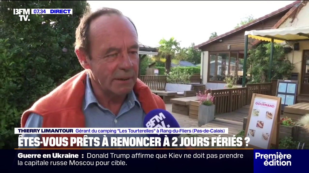 Jours fériés: "Le week-end qui nous ouvre la saison", témoigne Thierry Limantour, gérant du camping "Les Tourterelles" à Rang-du-Fliers (Pas-de-Calais)