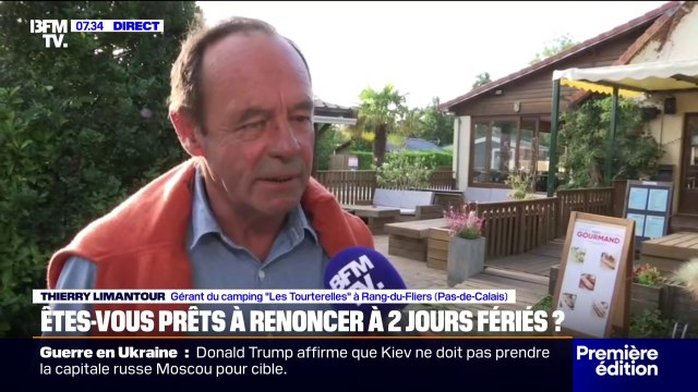 Jours fériés: Le week-end qui nous ouvre la saison , témoigne Thierry Limantour, gérant du camping Les Tourterelles à Rang-du-Fliers (Pas-de-Calais)