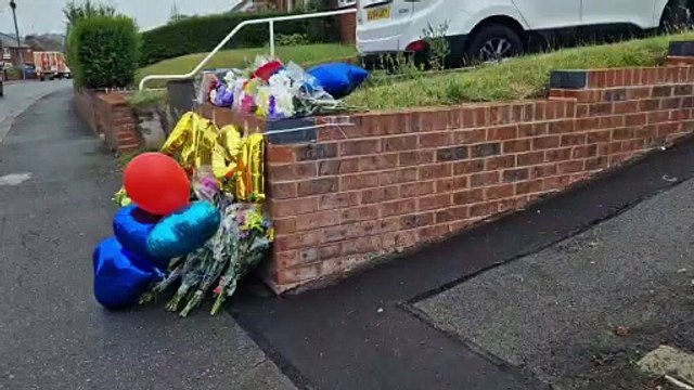 Flowers and balloons in tribute after fatal Sheffield crash