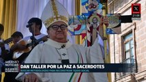 Carlos Garfías afirma que la Iglesia apoya a víctimas del crimen organizado con talleres sociales