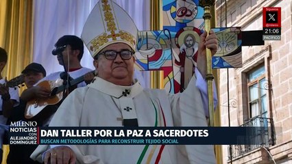 Carlos Garfías afirma que la Iglesia apoya a víctimas del crimen organizado con talleres sociales