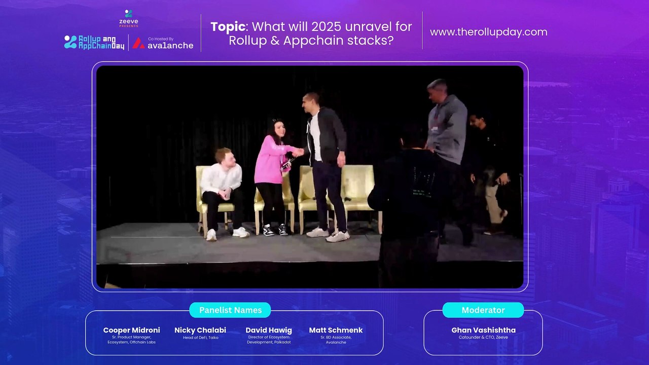 What will 2025 Unravel for Rollups & Appchain Stacks? Rollup & Appchain Experts discuss
