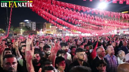 Şanlıurfa’da Binlerce Vatandaş 15 Temmuz İçin Meydanlara Akın Etti