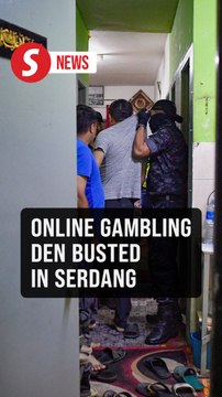 Online gambling den busted in Serdang raid, 496 illegal immigrants detained