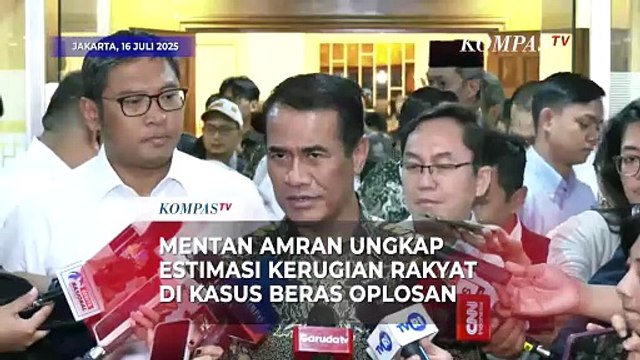 Mentan Amran Ungkap Estimasi Kerugian Rakyat di Kasus Beras Oplosan