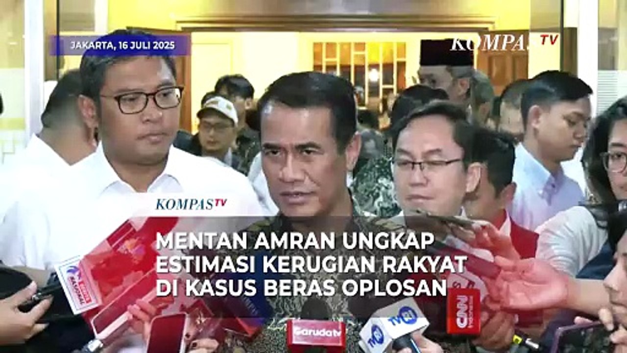 Mentan Amran Ungkap Estimasi Kerugian Rakyat di Kasus Beras Oplosan