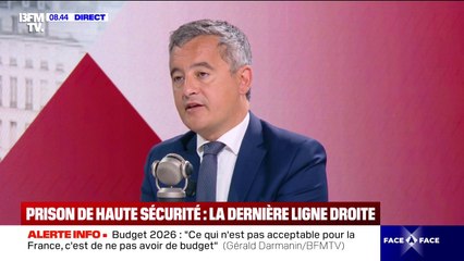 "Ce sera bien prêt pour le 31 juillet": Gérald Darmanin confirme la mise en fonction de la prison de haute sécurité de Vendin-le-Vieil