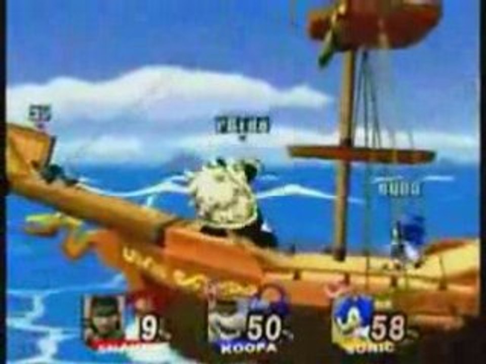 Combat wi-fi Snake vs Koopa vs Sonic