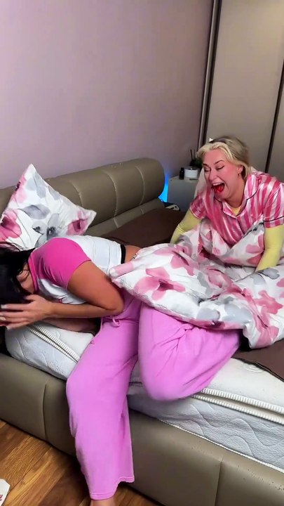 😱 Possessed in Bed… Prank Goes Too Far! #prank #funny #shorts