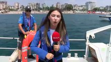 Antalya plajlarında insansız can kurtaran simitleri görev başında!