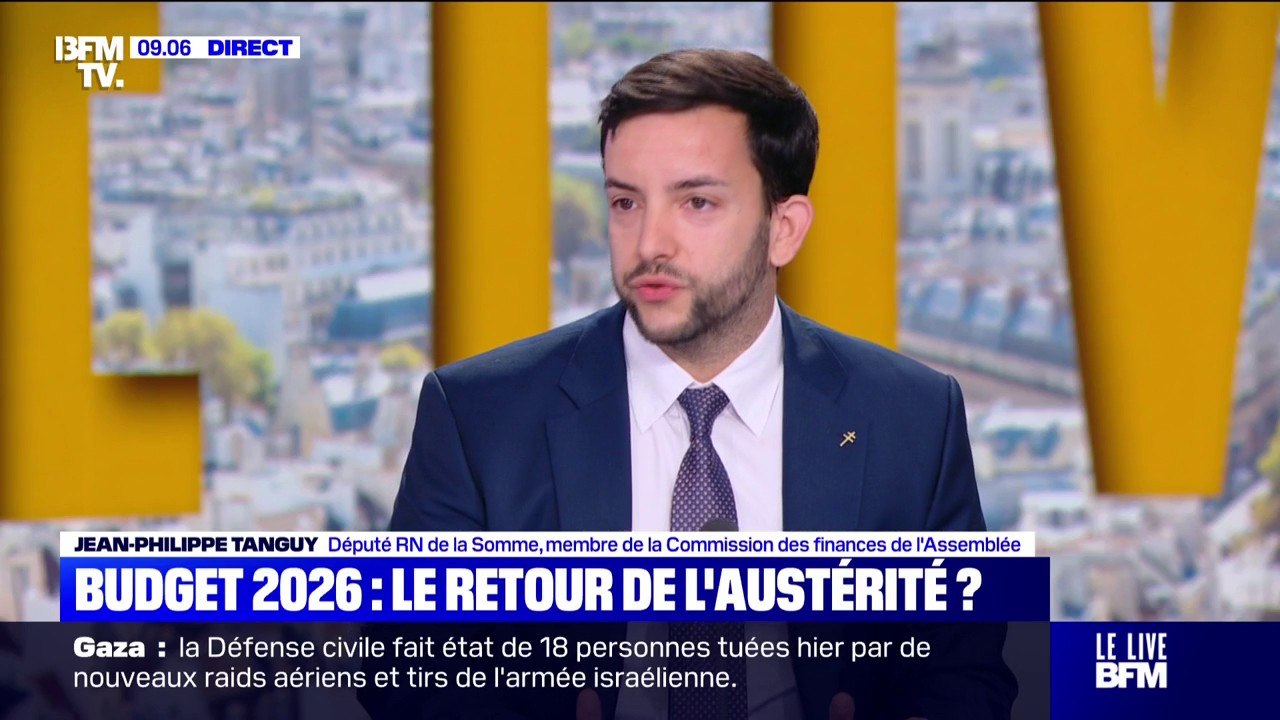 Suppression de deux jours fériés: "Personne ne considère que travailler deux jours de plus, ce sont des économies faites par l'État", juge Jean-Philippe Tanguy (RN)