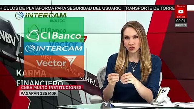 CNBV multa a Intercam, CIBanco y Vector por irregularidades tras alerta del Tesoro de EU