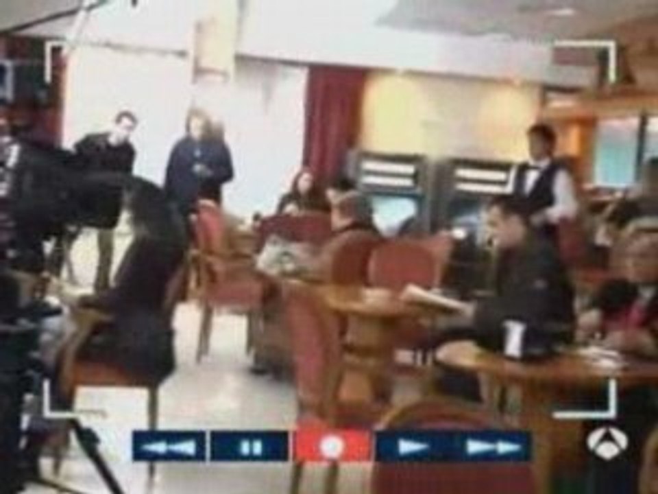 Un día de rodaje con Luis Merlo