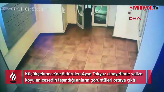 Ayşe Tokyaz cinayetinde yeni görüntü! Valizi taksiye taşıdıkları anlar ortaya çıktı
