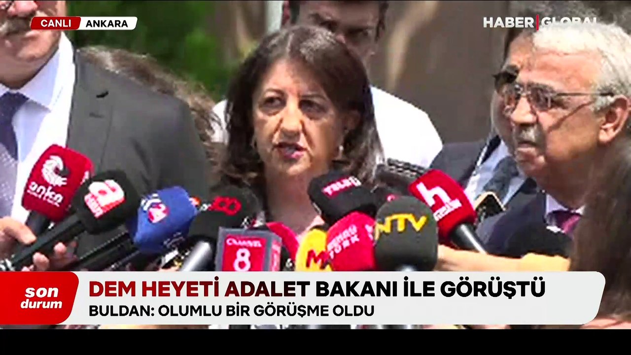 Adalet Bakanı Tunç ile görüşme gerçekleştiren DEM Parti heyetinden ilk açıklama