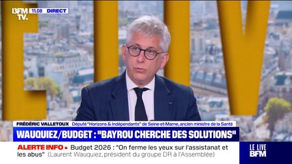 Économies sur l'Assurance maladie: "On demande des efforts aux patients au détriment de réformes de structure", observe Frédéric Valletoux (Horizons)