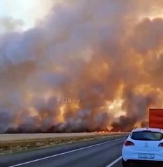 Karma: Wheat fields have started burning in Russia.