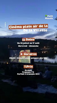 L'été à Paris sans ciné en plein air à La Villette ? Impossible. 🎬☀️