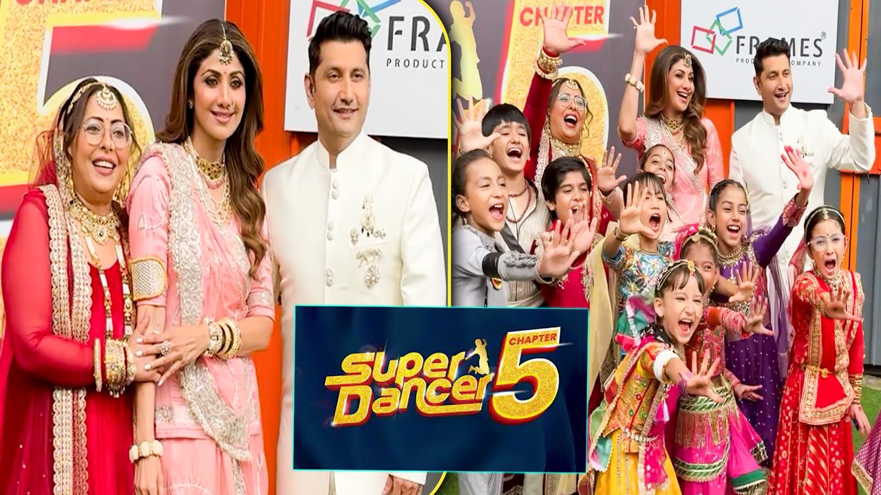 Super Dancer 5: Judges Shilpa Shetty, Geeta Maa & Marzi's Fun Banter With Little Contestants On Sets