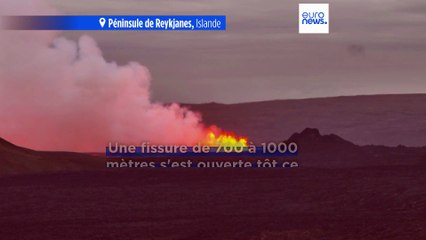 Des touristes évacués après une nouvelle éruption en Islande