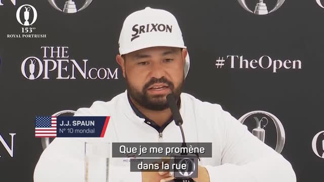 The Open - Spaun : “Que je sois le champion en titre de l'US Open ou non, il y a une attente”