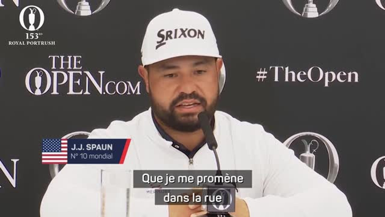 The Open - Spaun : “Que je sois le champion en titre de l'US Open ou non, il y a une attente”