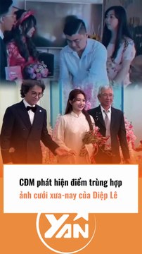CĐM phát hiện điểm trùng khớp giữa ảnh cưới xưa và nay của Diệp Lê