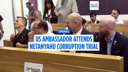 US ambassador Huckabee attends Netanyahu trial to show support from Trump