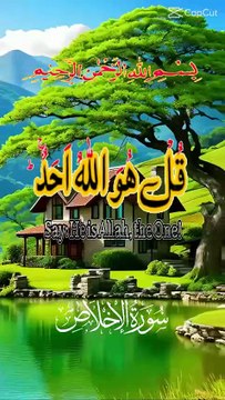 ,سورہ اخلاص بہت ہی خوبصورت اور دل 💓 کو چھو لینے والی آواز میں Heart-Touching Islamic Message | A Reminder That C