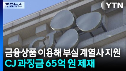 '금융상품 이용해 부실 계열사 지원' CJ 과징금 65억 원 제재 / YTN