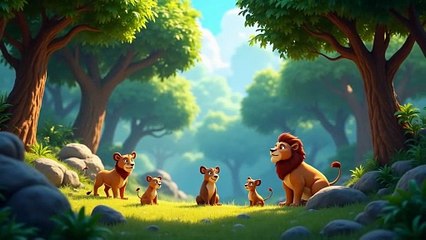 The Lion and the Clever Rabbit