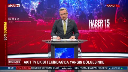 Tekirdağ Şarköy'de orman yangını sürüyor