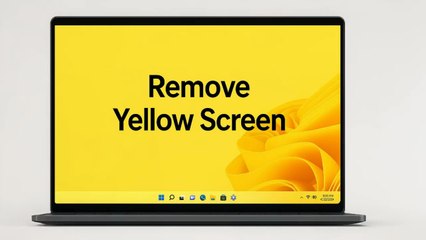 🟨 Fix Yellow Screen / Display Tint on Windows 11 | Step-by-Step Tutorial ✅
