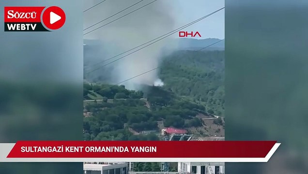 Sultangazi Kent Ormanı'nda yangın