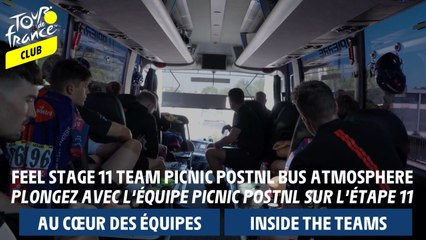 Inside Teams  - Feel stage 11 team Picnic PostNL bus atmosphere