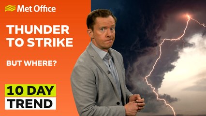 10 Day Trend 16/07/2025 – Warm and humid then a few thunderstorms