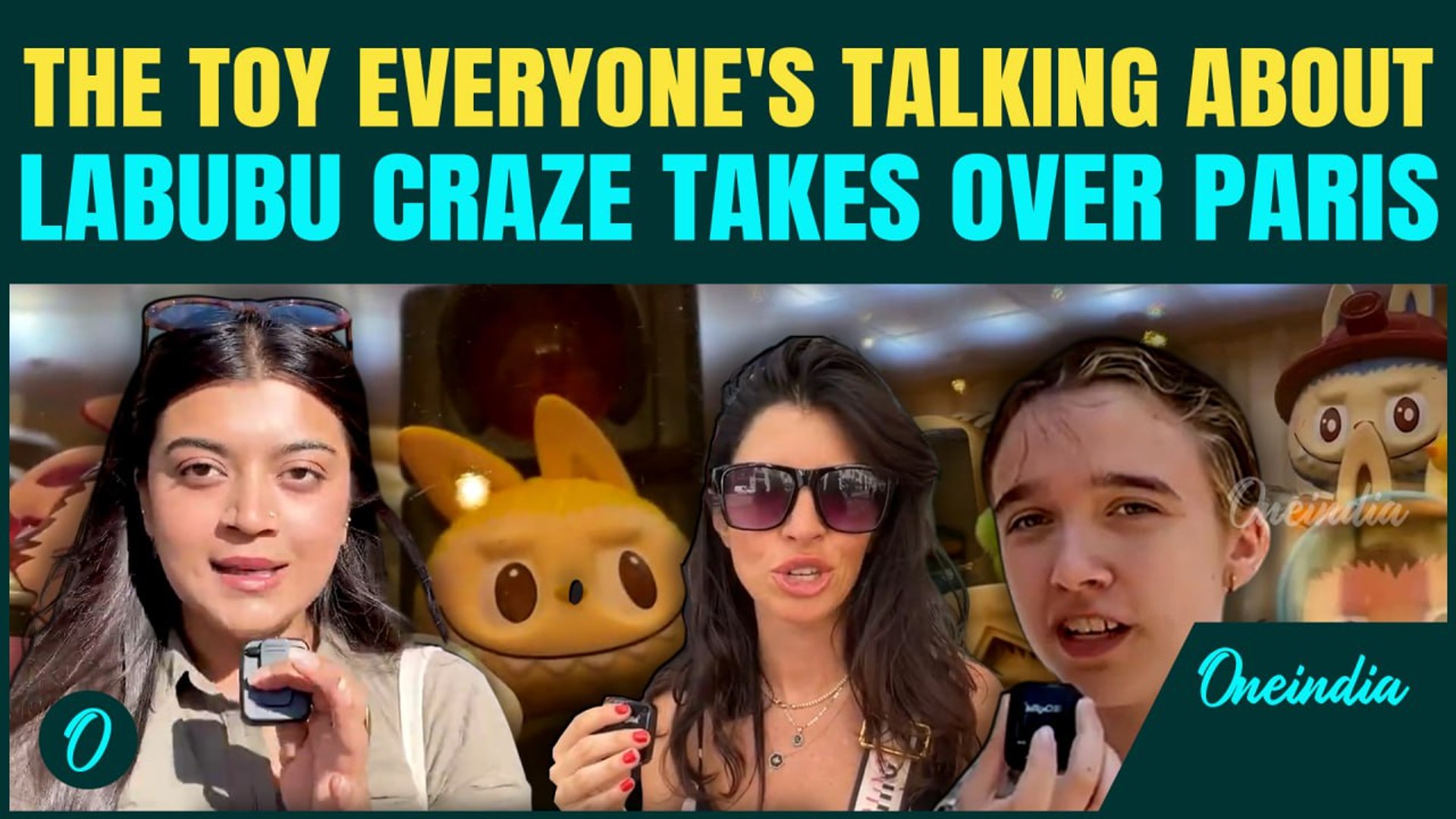 Oneindia in Paris: Why Everyone Is Obsessed with Labubu | Pop Mart Craze Explained | Tourists React
