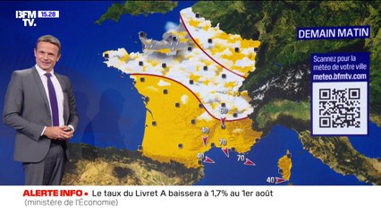 La météo pour ce jeudi 18 juillet 2025