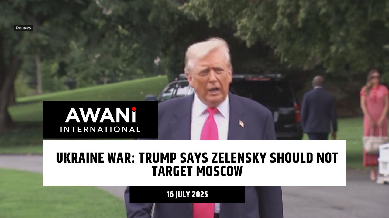 Trump says Zelensky should not target Moscow