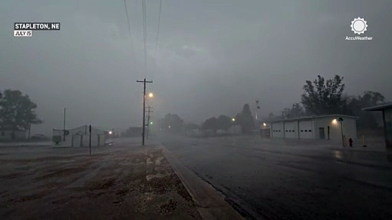 Severe storms wallop central Nebraska