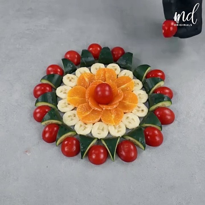 Art in fruit carving and cutting skills