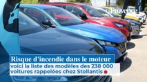Risque d'incendie dans le moteur, voici la liste des modèles des 238 000 voitures rappelées chez Stellantis