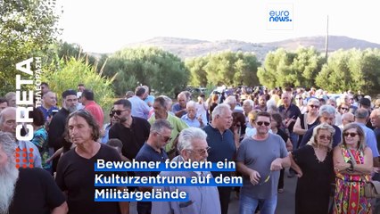 Die Bewohner sagen "Nein": Proteste gegen Flüchtlingslager auf Kreta