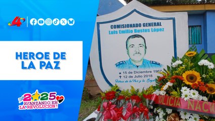 🕊️Homenaje al Héroe de la Paz Luis Emilio Busto López, asesinado en 2018 por el terrorismo golpista