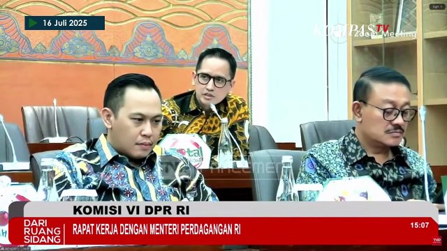 [FULL] DPR Pertanyakan Kesepakatan Prabowo-Trump soal Tarif Dagang, Ini Jawaban Mendag Budi Santoso