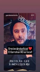 Raly Barrionuevo y el mensaje por la complicada situación del Garrahan
