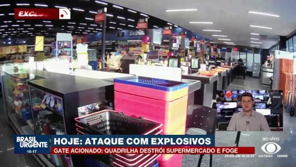 Gate é acionado após ataque com explosivos em supermercado de Araraquara, SP