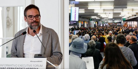 El presidente de Renfe descarrila con una frase para el mármol: "Retransmitir las incidencias no se corresponde con la realidad"