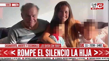 Casamiento, muerte y escándalo: rompe el silencio la hija de la víctima